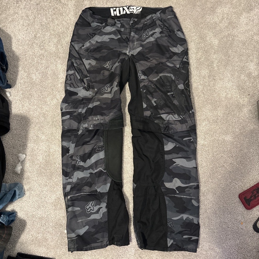 Fox Black and Gray Cargo Pants Urban Style